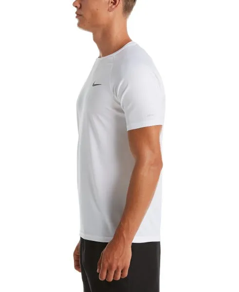 Polera Entrenamiento Hombre Nike Hydroguard Blanca