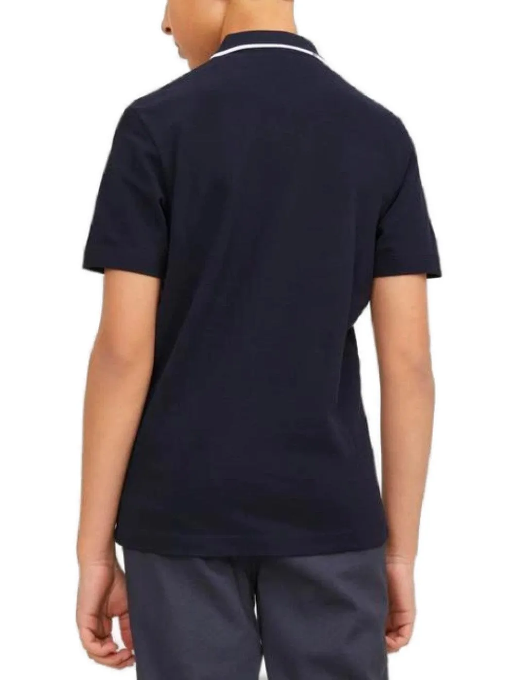 Polo Jack&Jones Junior Sheld marino manga corta para niño