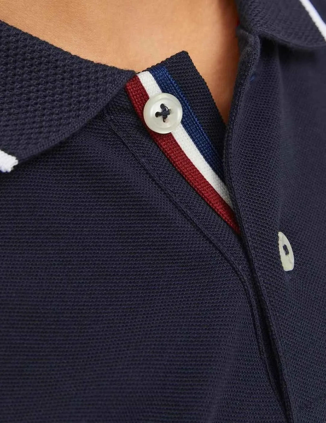 Polo Jack&Jones Junior Sheld marino manga corta para niño