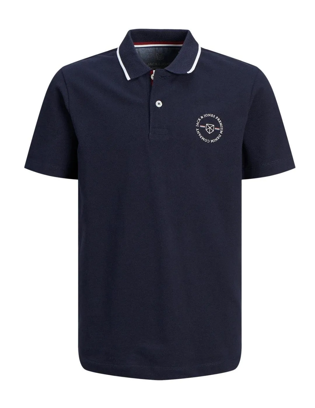 Polo Jack&Jones Junior Sheld marino manga corta para niño