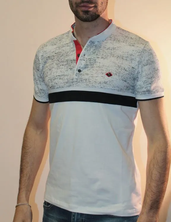 POLO LOWCOSTMANIA 5424 BLANCO
