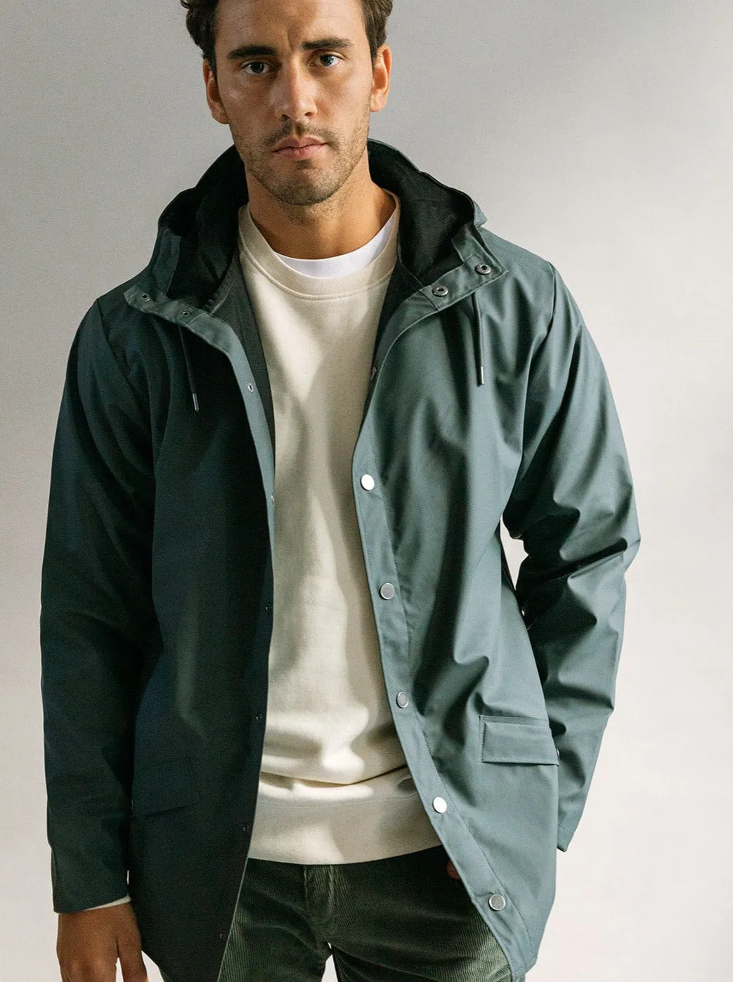 RAIN JACKET SLATE