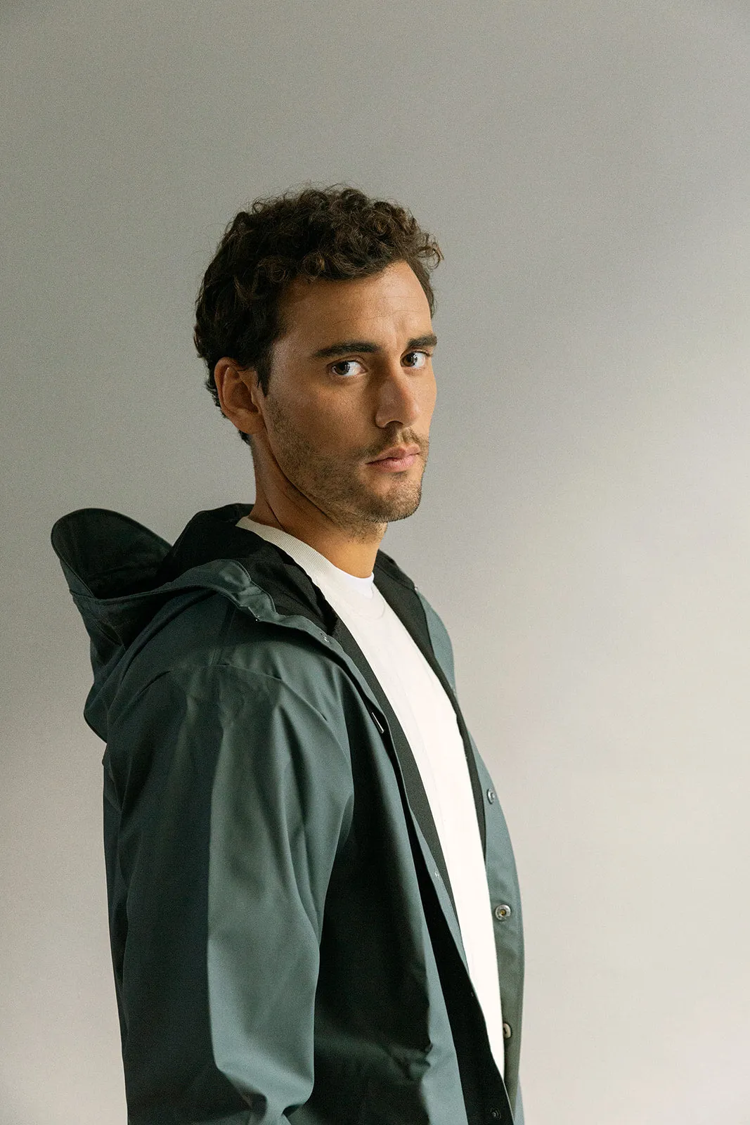 RAIN JACKET SLATE