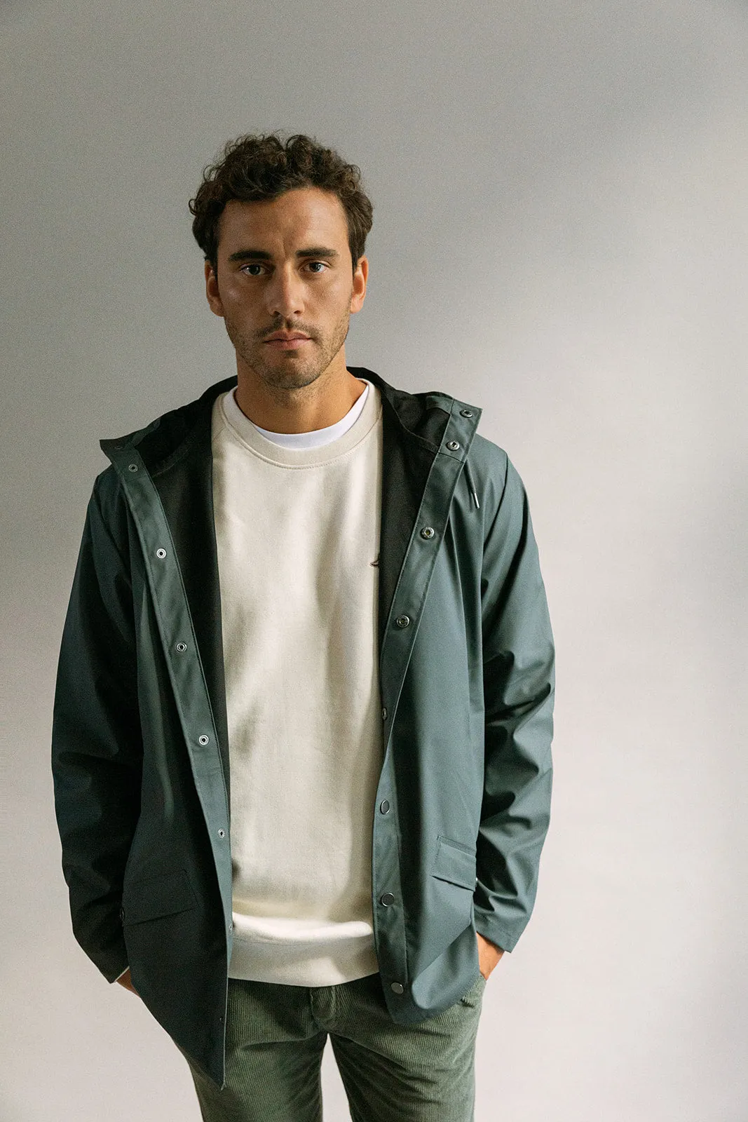 RAIN JACKET SLATE