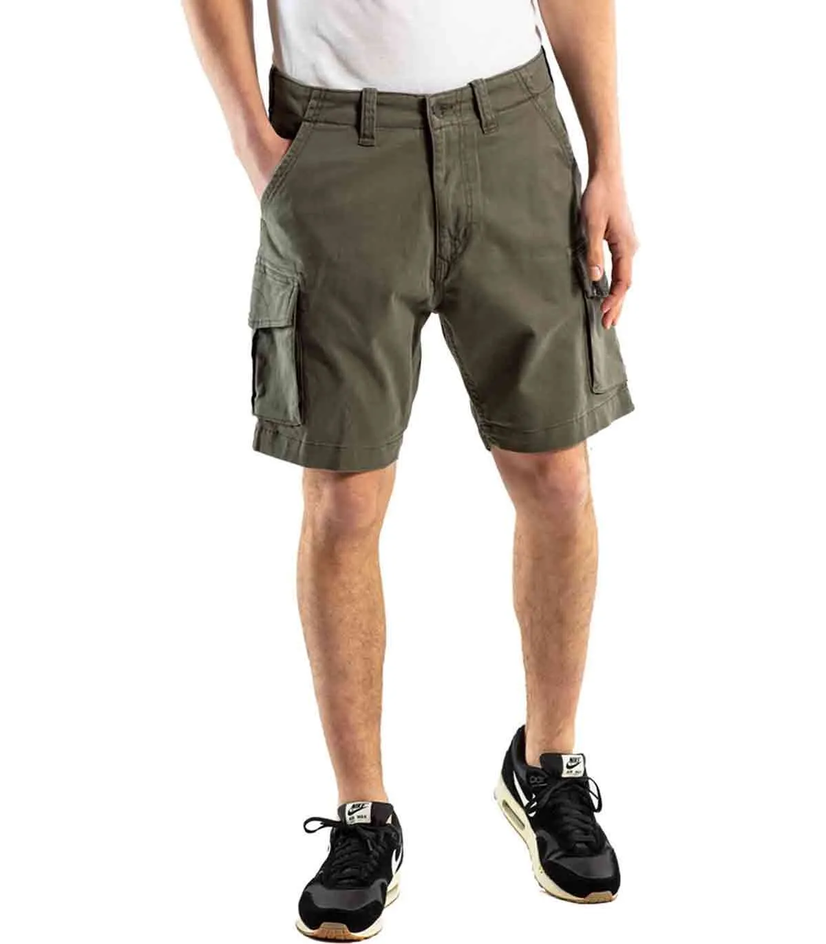 REELL  PANTALON PARA HOMBRE VERDE  CITY CARGO SHORT ST
