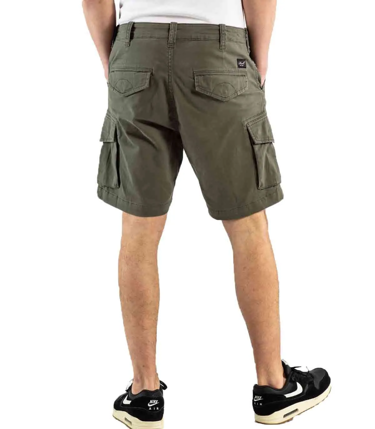 REELL  PANTALON PARA HOMBRE VERDE  CITY CARGO SHORT ST
