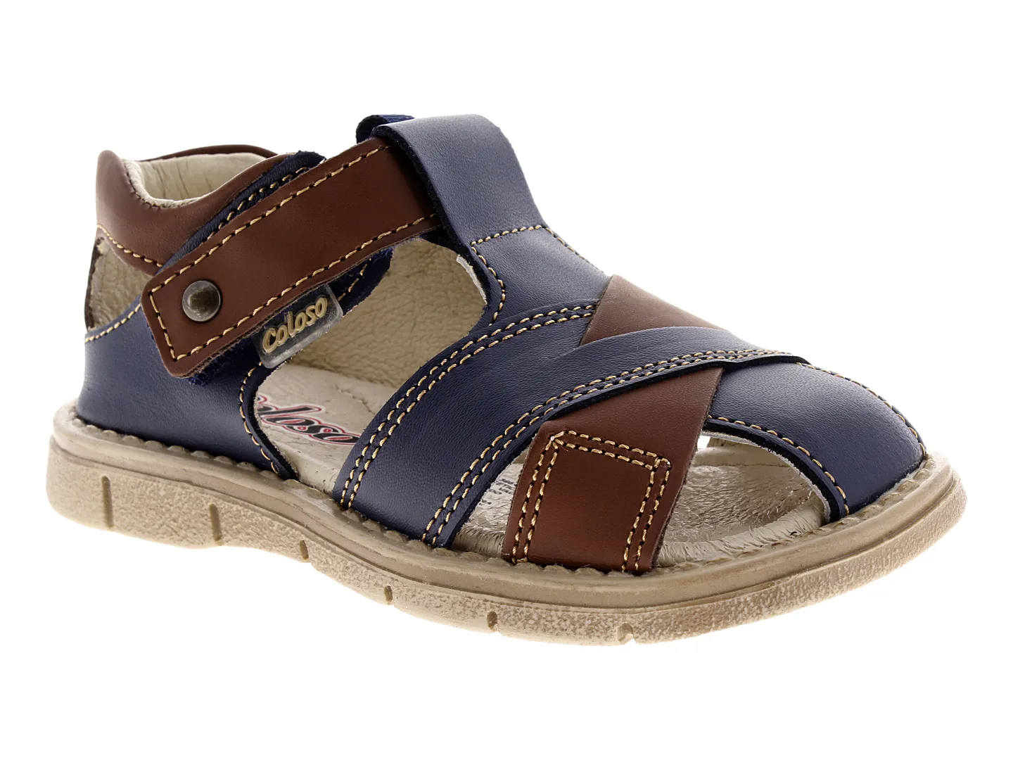 Sandalias Coloso 6513 Azul Para Niño