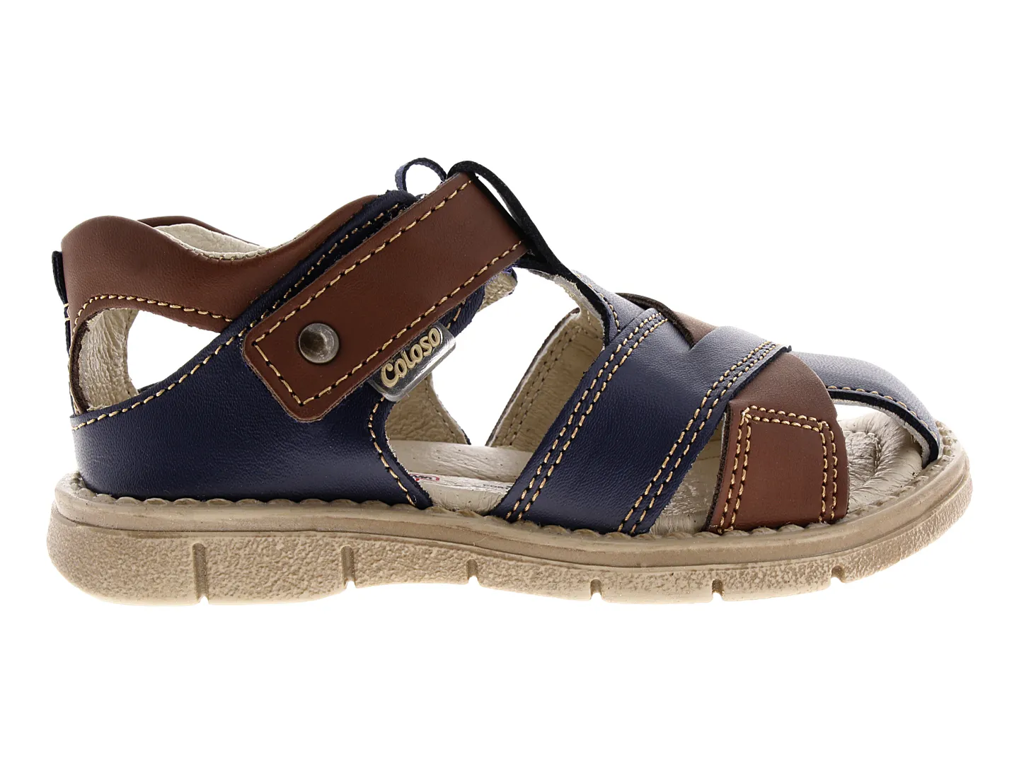 Sandalias Coloso 6513 Azul Para Niño