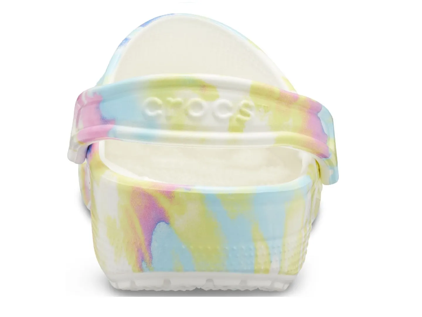 Sandalias Crocs Classic Tie Dye Blanco Para Niña