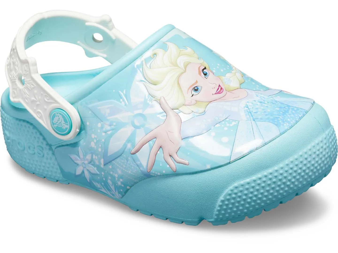Sandalias Crocs Frozen Azul Para Niña
