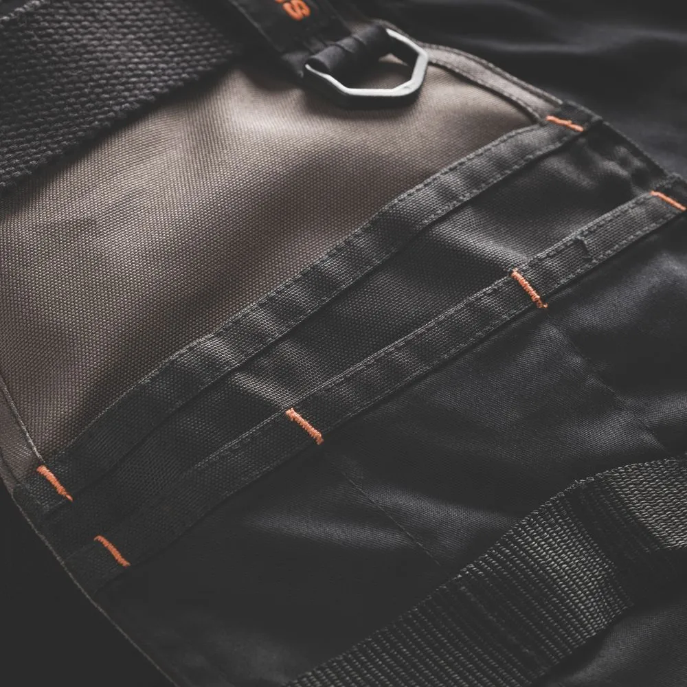 Scruffs Pro Flex Holster, pantalón de trabajo, negro (cintura 32