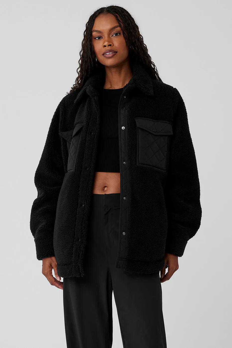SHERPA EDGE SHACKET  BLACK