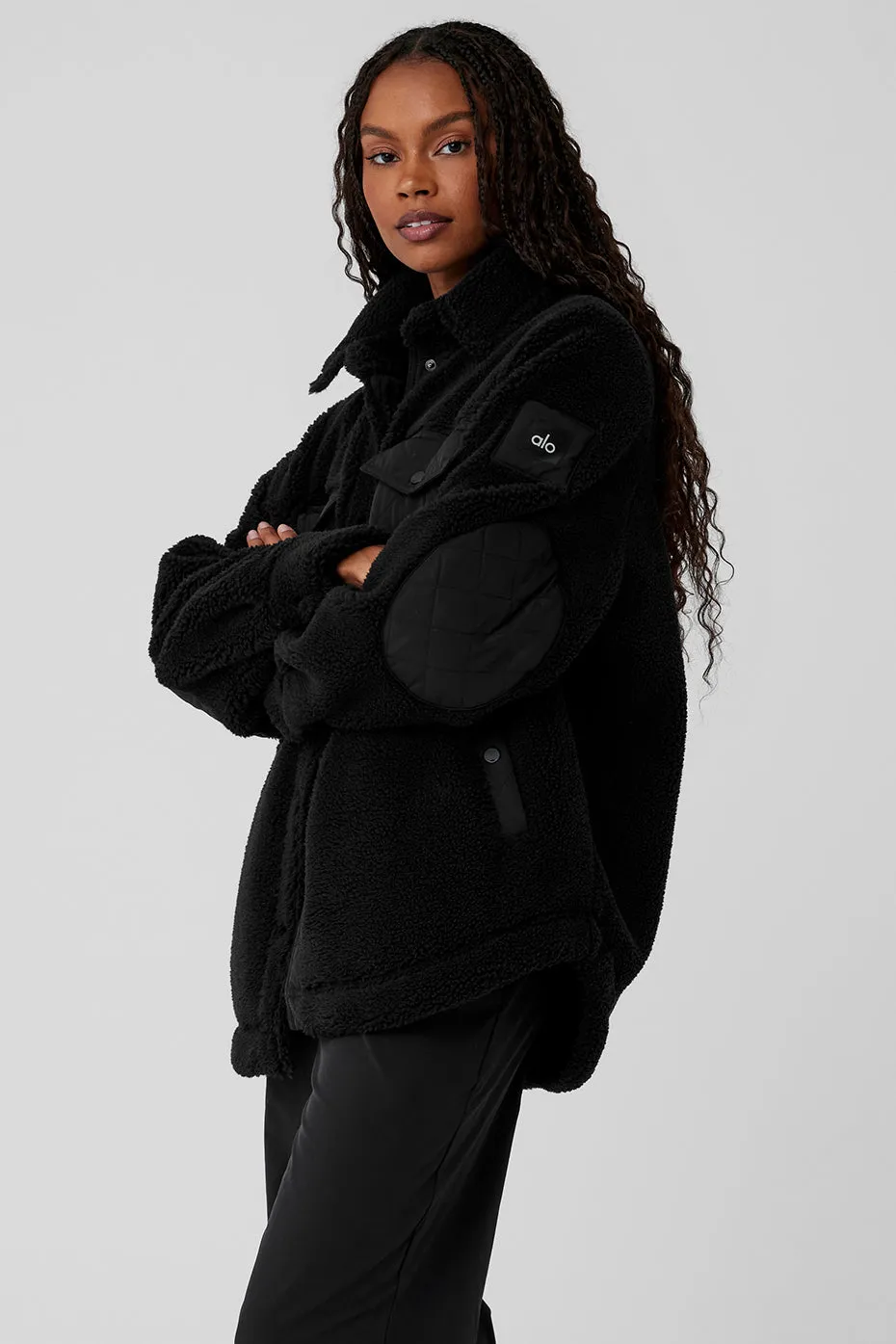 SHERPA EDGE SHACKET  BLACK