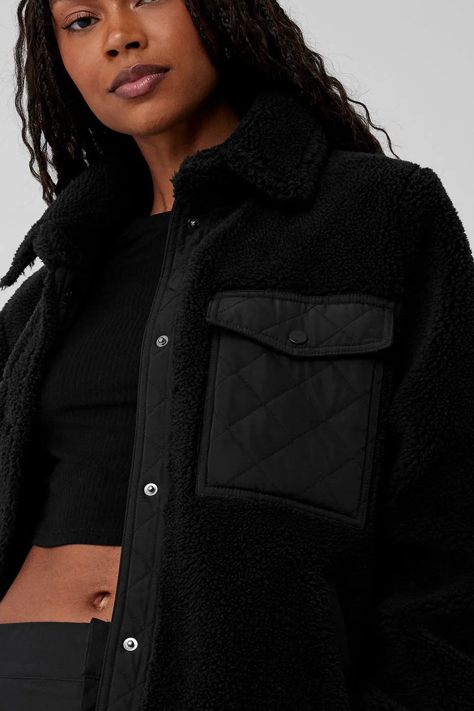 SHERPA EDGE SHACKET  BLACK