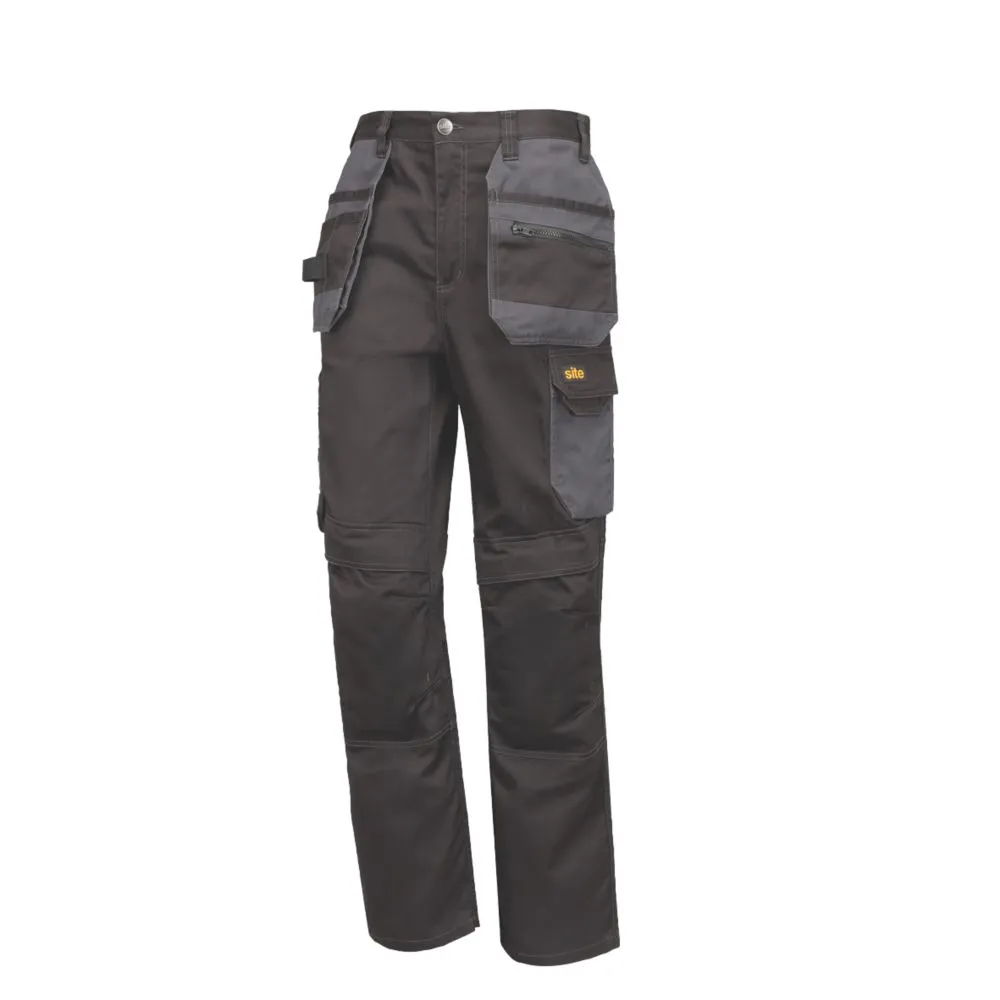 Site Coppell, pantalón con bolsillos de pistolera, negro/gris (cintura 32