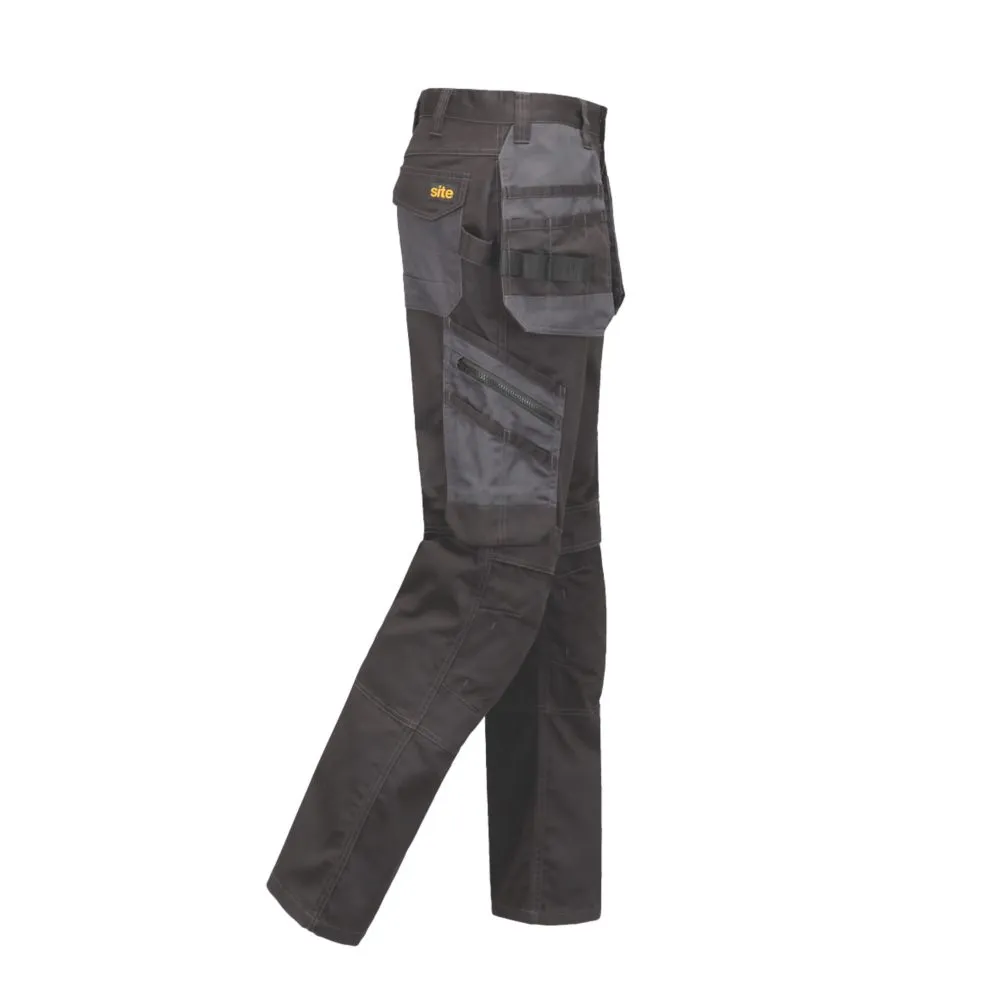 Site Coppell, pantalón con bolsillos de pistolera, negro/gris (cintura 32