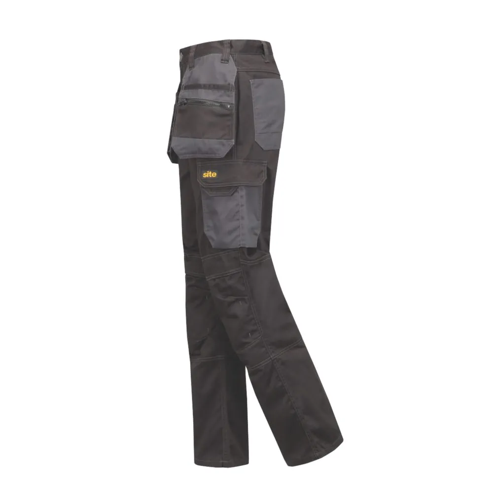 Site Coppell, pantalón con bolsillos de pistolera, negro/gris (cintura 32