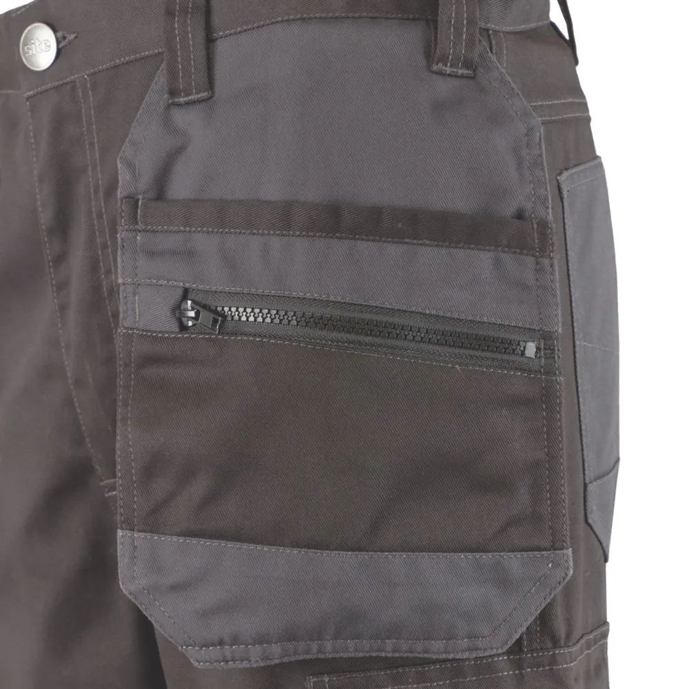 Site Coppell, pantalón con bolsillos de pistolera, negro/gris (cintura 32