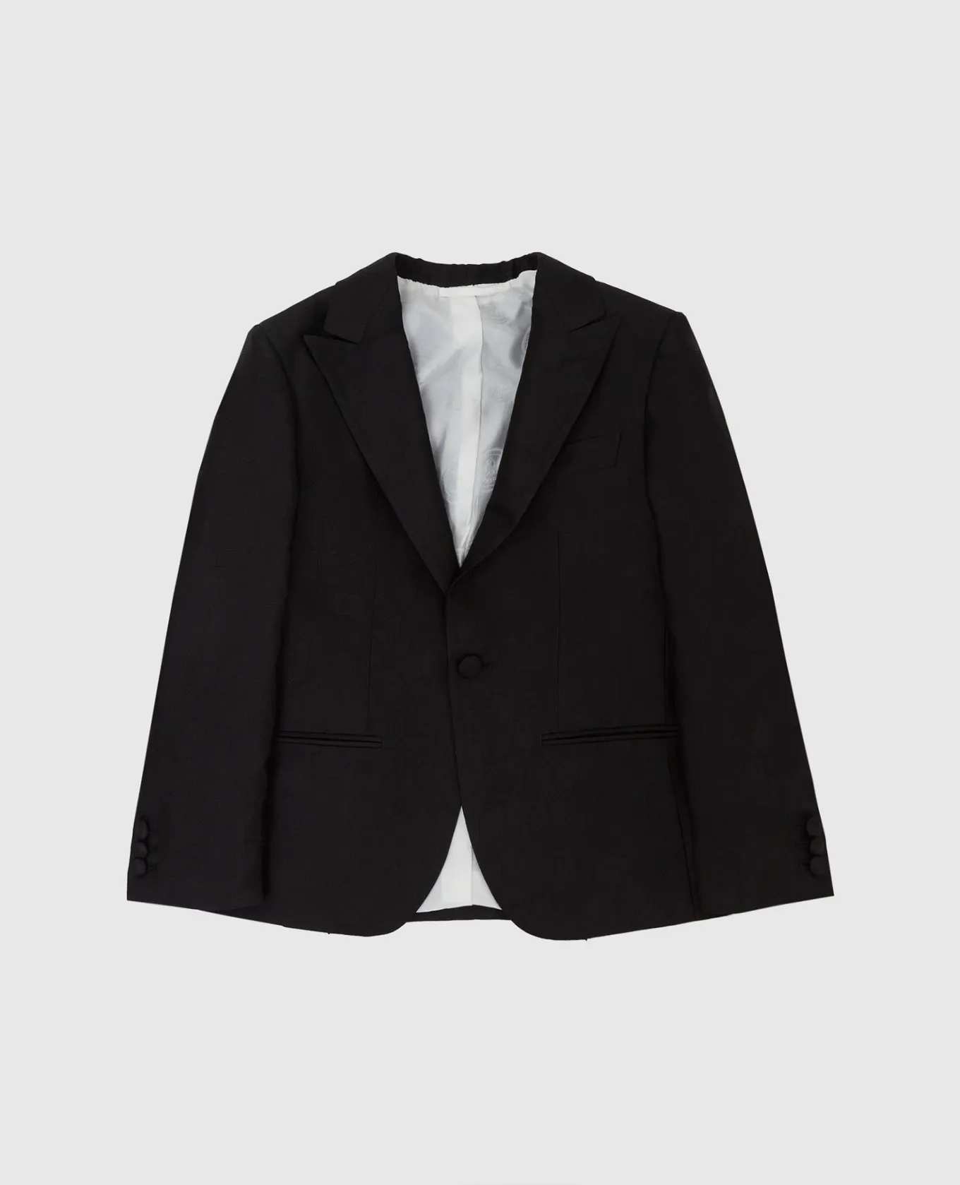 Stefano Ricci Patterned silk jacket for children