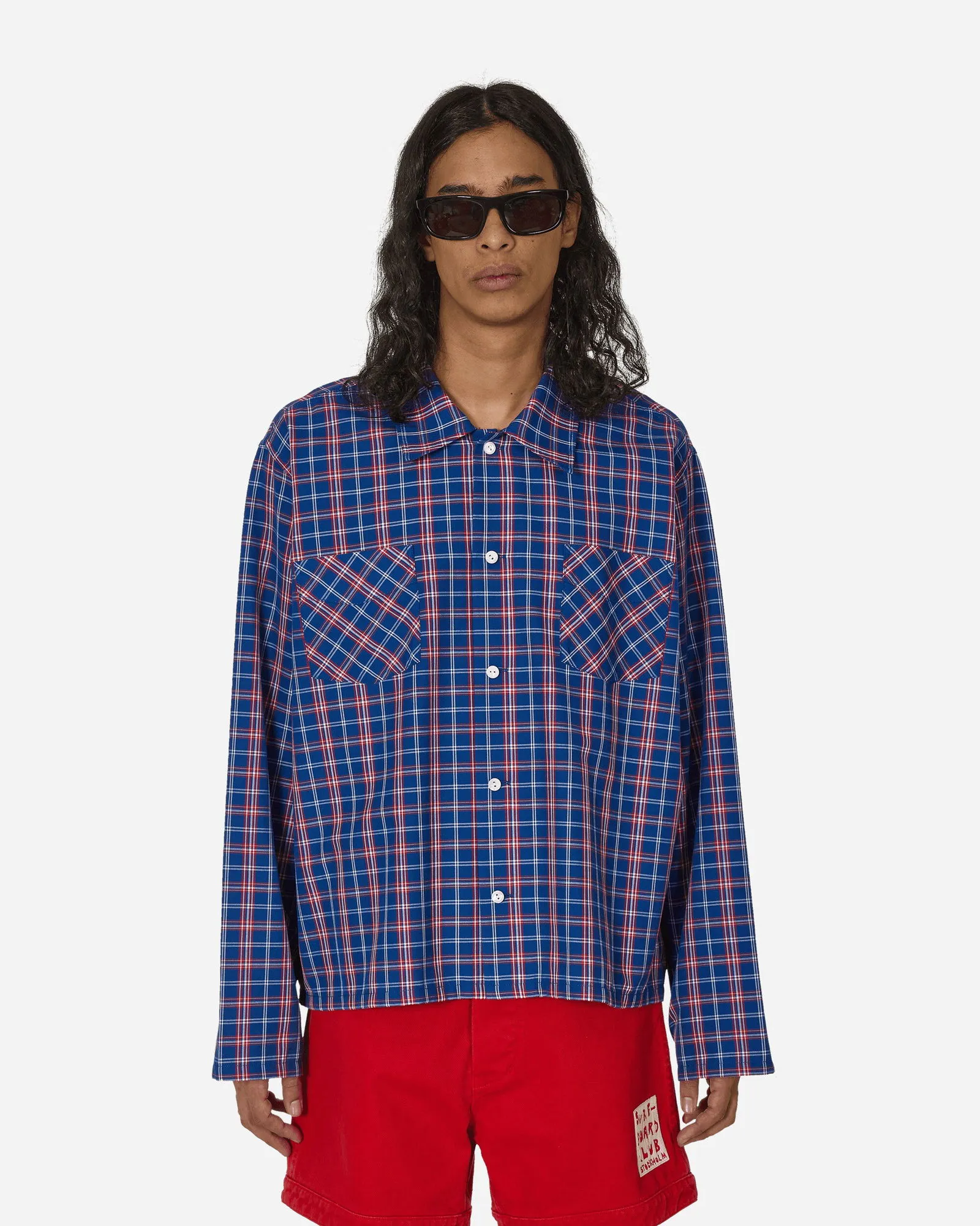 Stockholm (Surfboard) Club Club Overshirt Blue Check