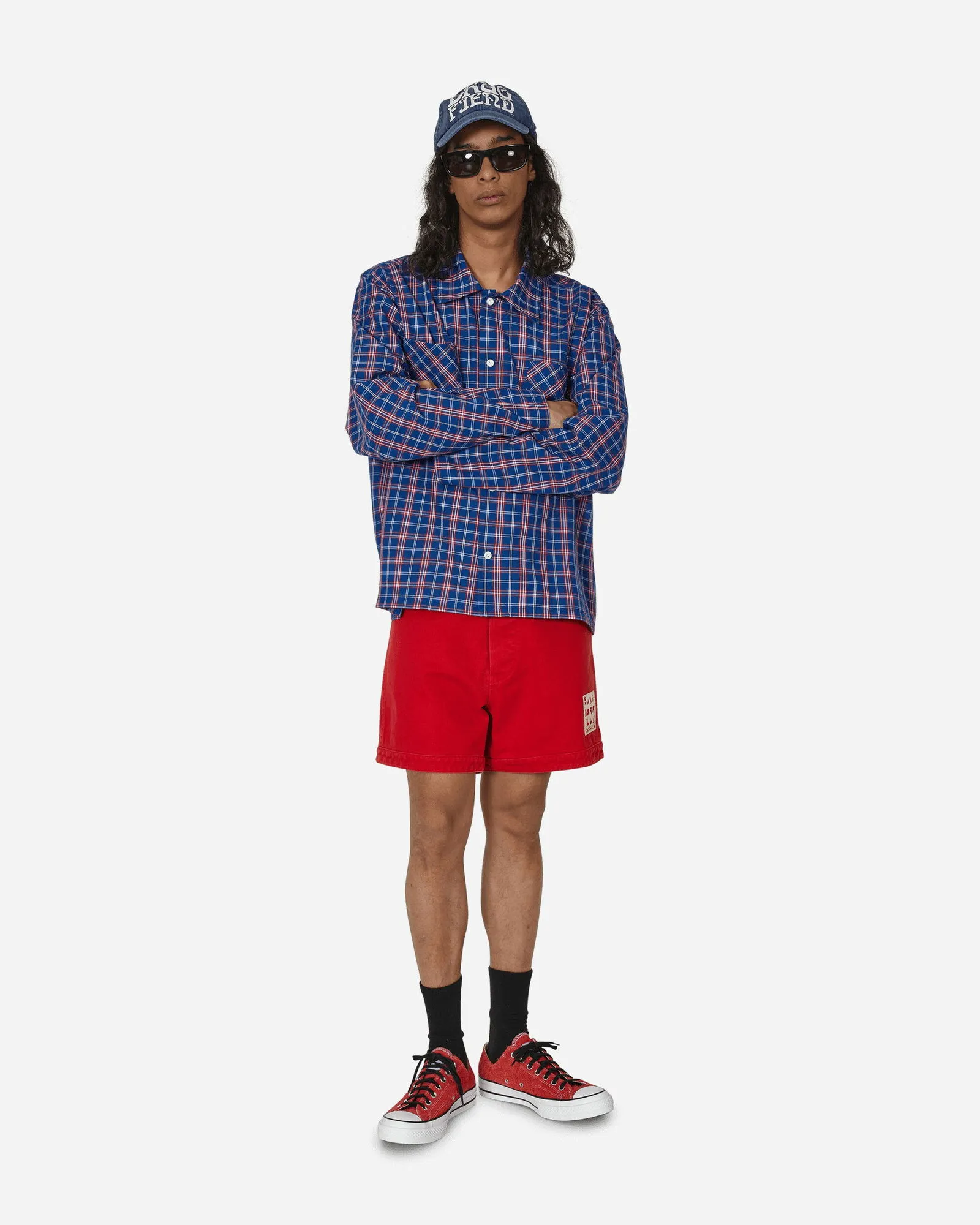 Stockholm (Surfboard) Club Club Overshirt Blue Check