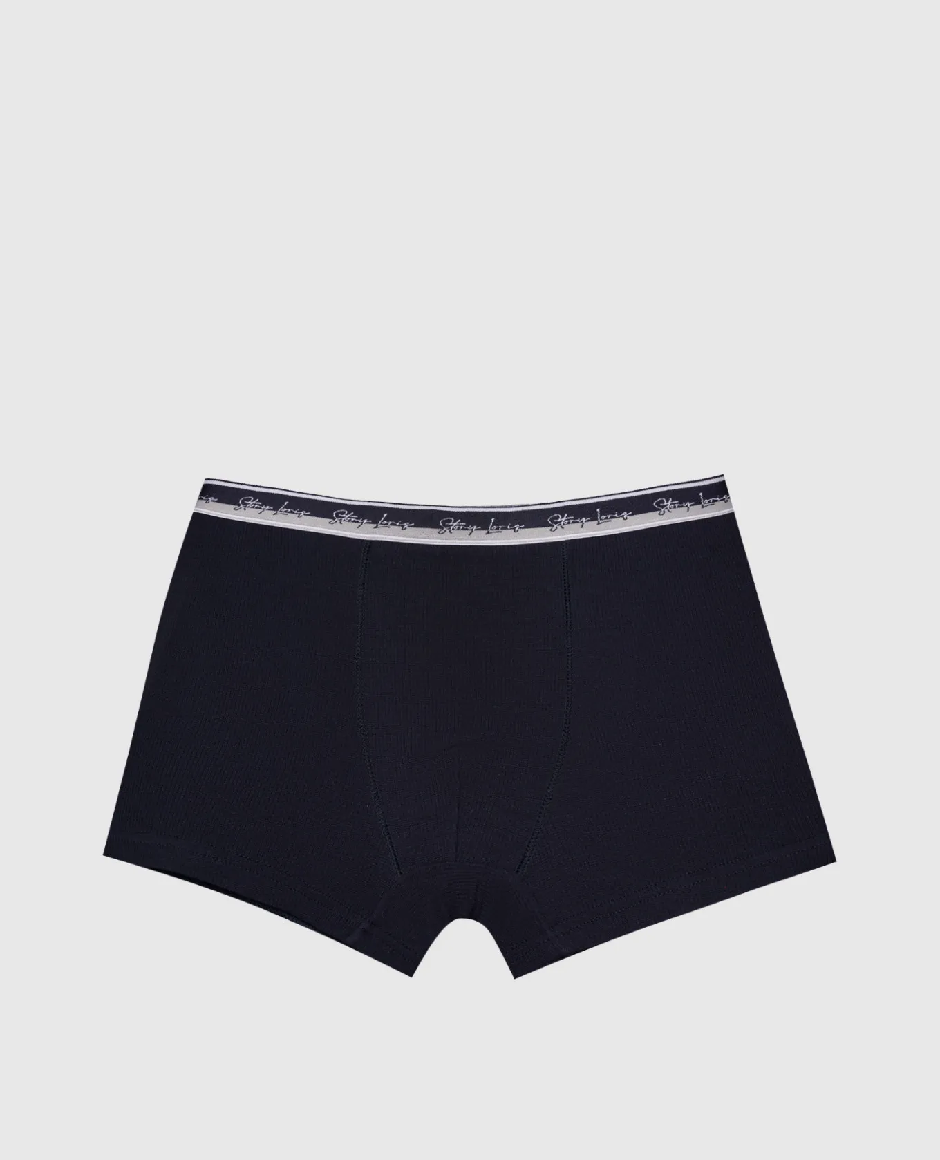Story Loris Children's blue boxer briefs with logo
