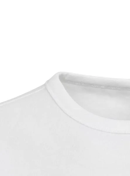 sudadera adidas crew rosa blanco para niña