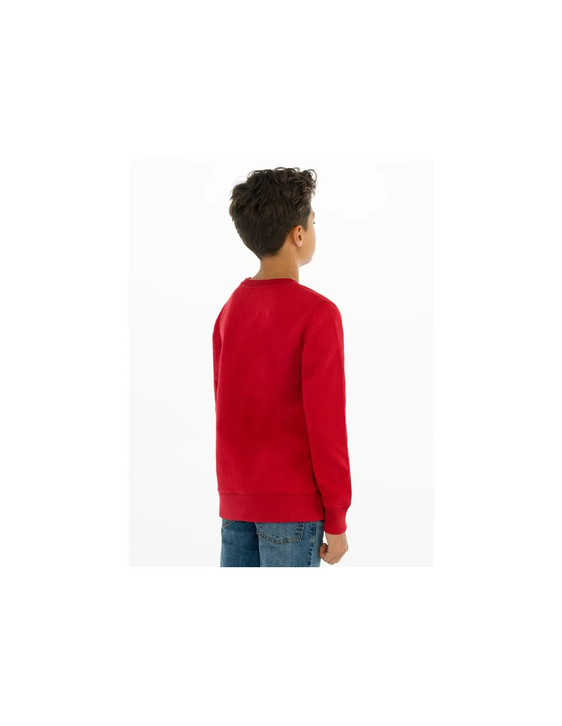 Sudadera Levi's Batwing Crewneck Boy Rojo