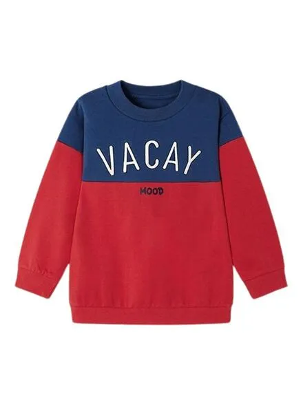 Sudadera Mayoral Vacay Rojo Para Niño