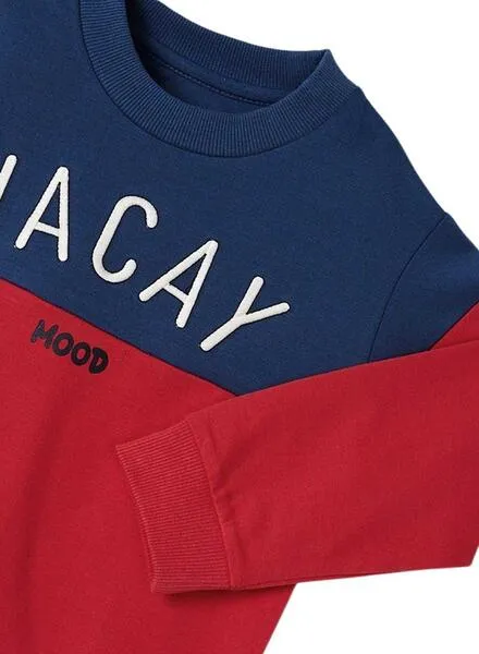 Sudadera Mayoral Vacay Rojo Para Niño