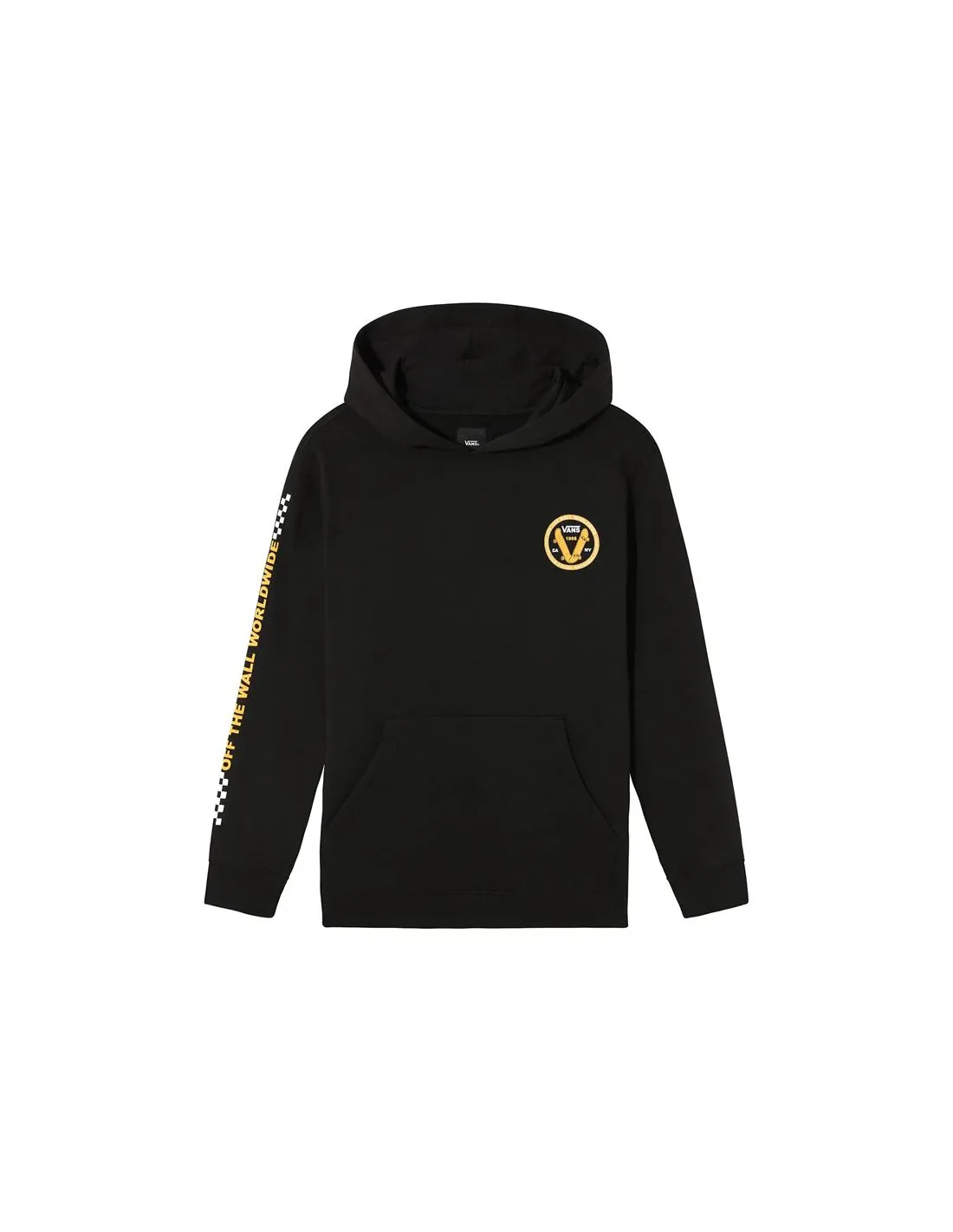 SUDADERA VANS GLOBAL STACK POB NEGRO INFANTIL