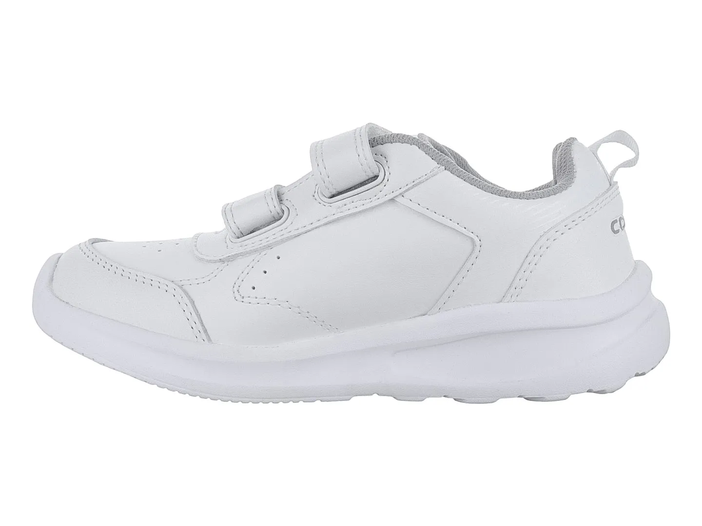 Tenis Escolares Court A7917e Blanco Para Niño