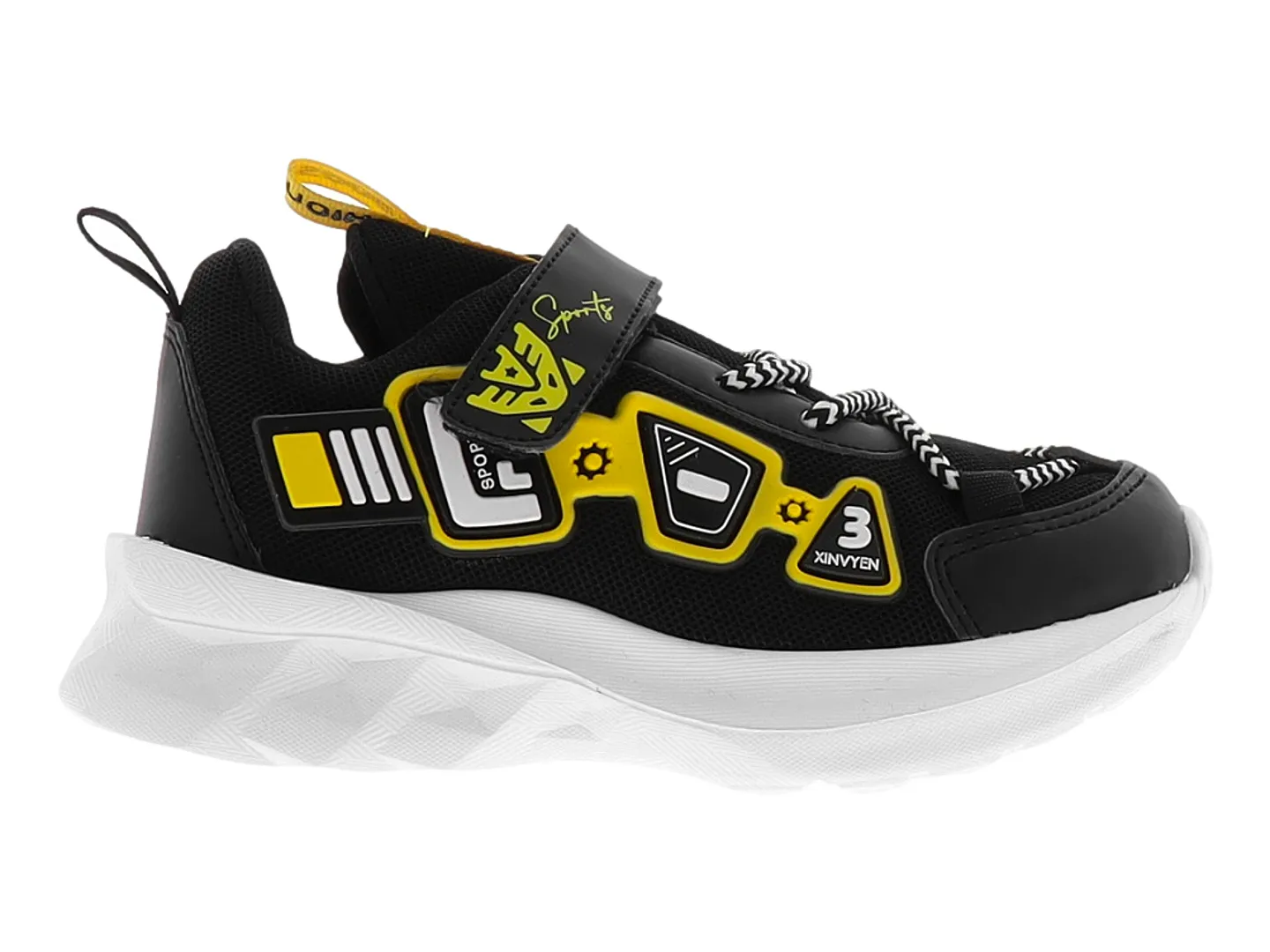 Tenis New Boys 500 Negro Para Niño