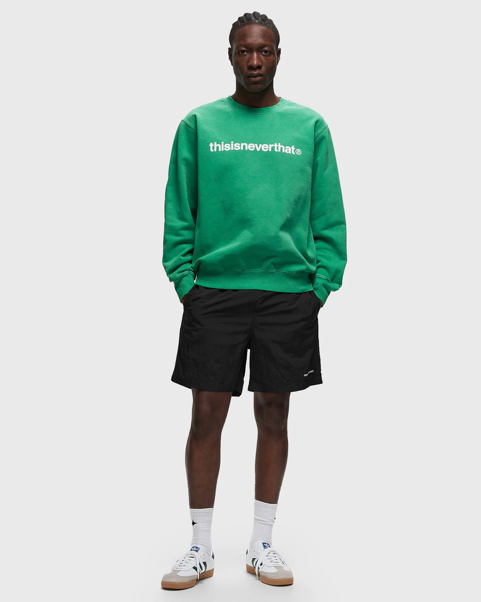 THISISNEVERTHAT TLOGO LT CREWNECK