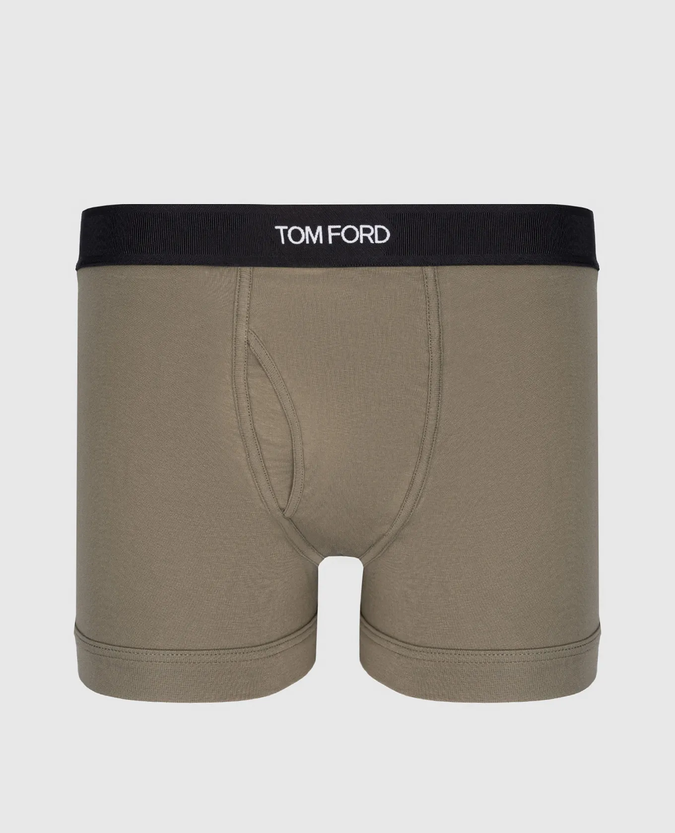 Tom Ford Khaki boxer briefs with logo