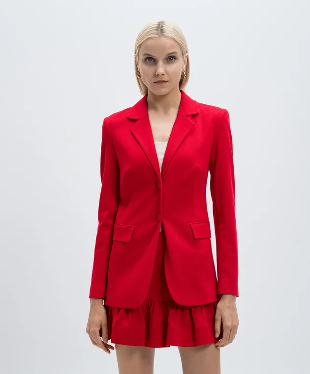 Twinset Actitude Red jacket with logo