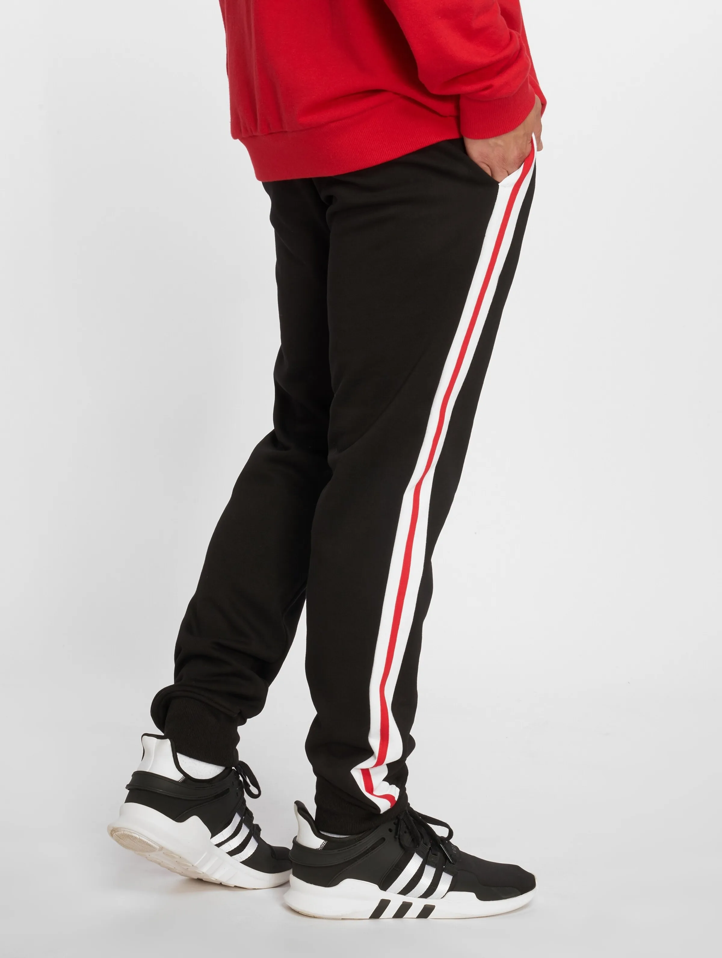 URBAN CLASSICS 3TONE SIDE STRIPE TERRY
