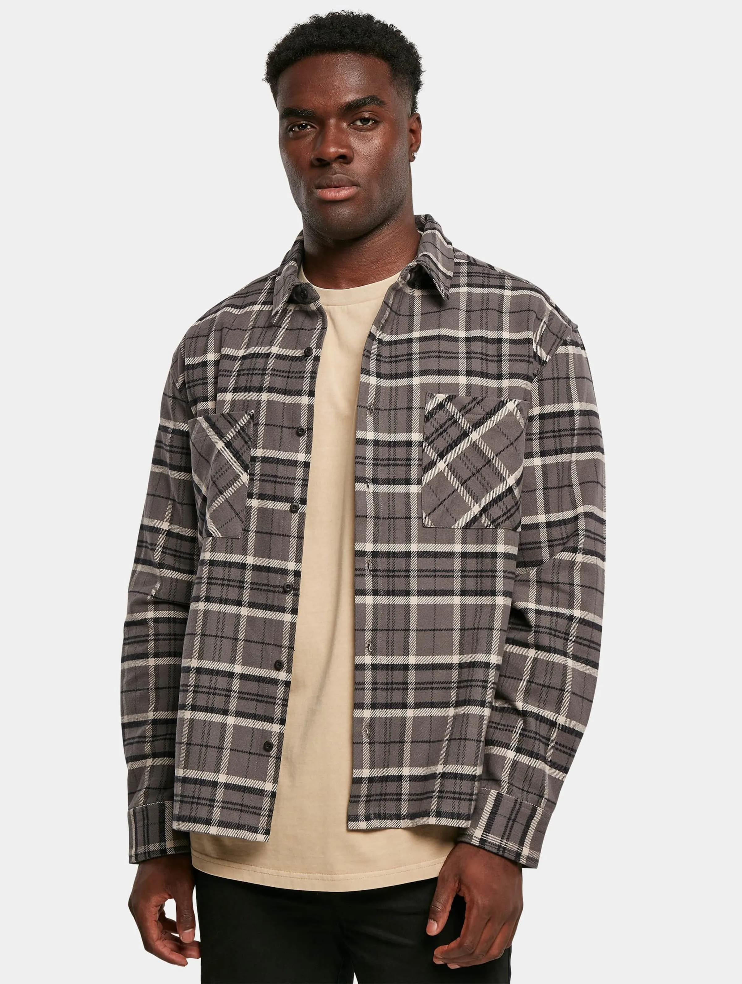 Urban Classics Boxy Kane Check