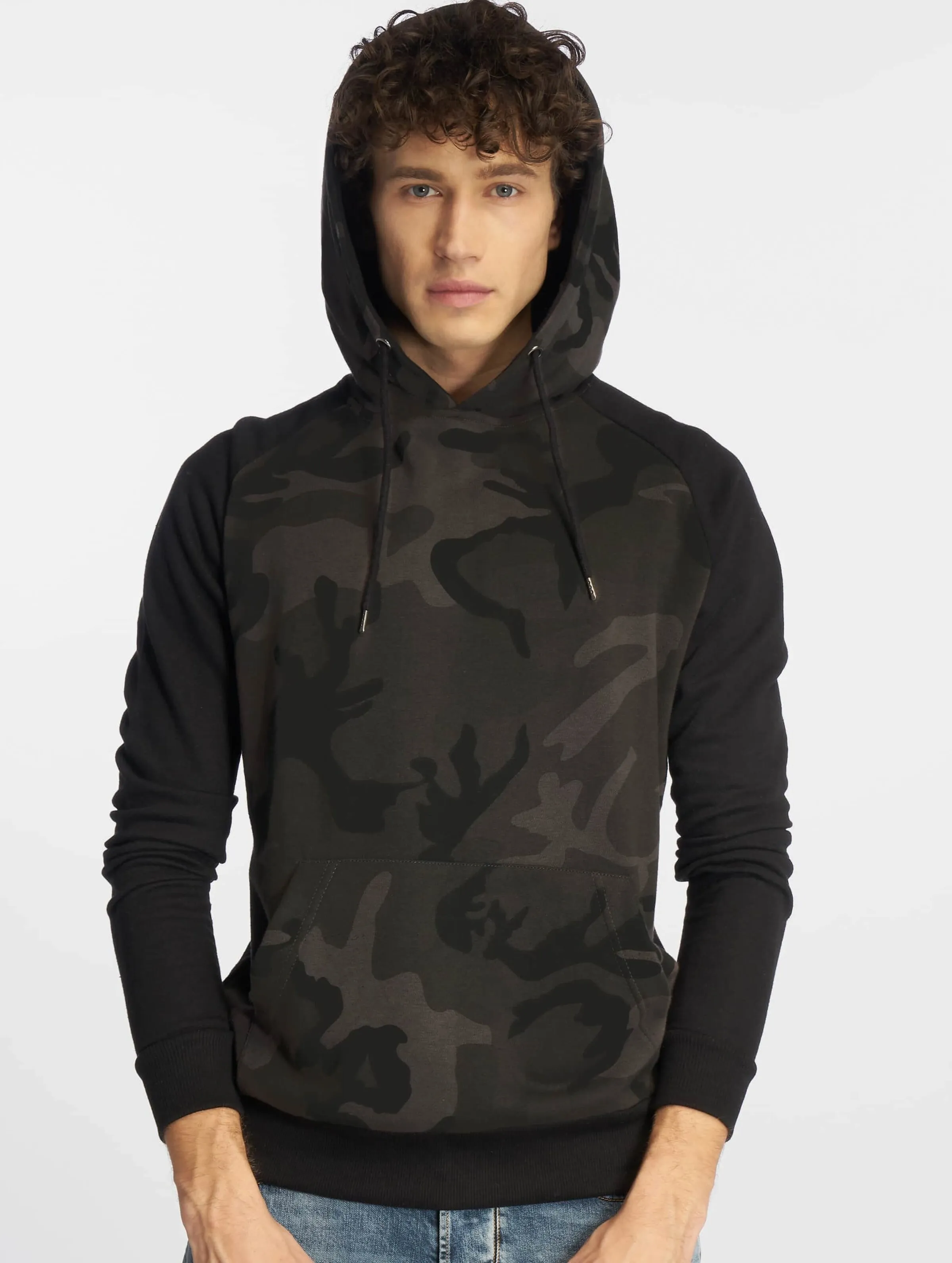 Urban Classics Camo Contrast Raglan