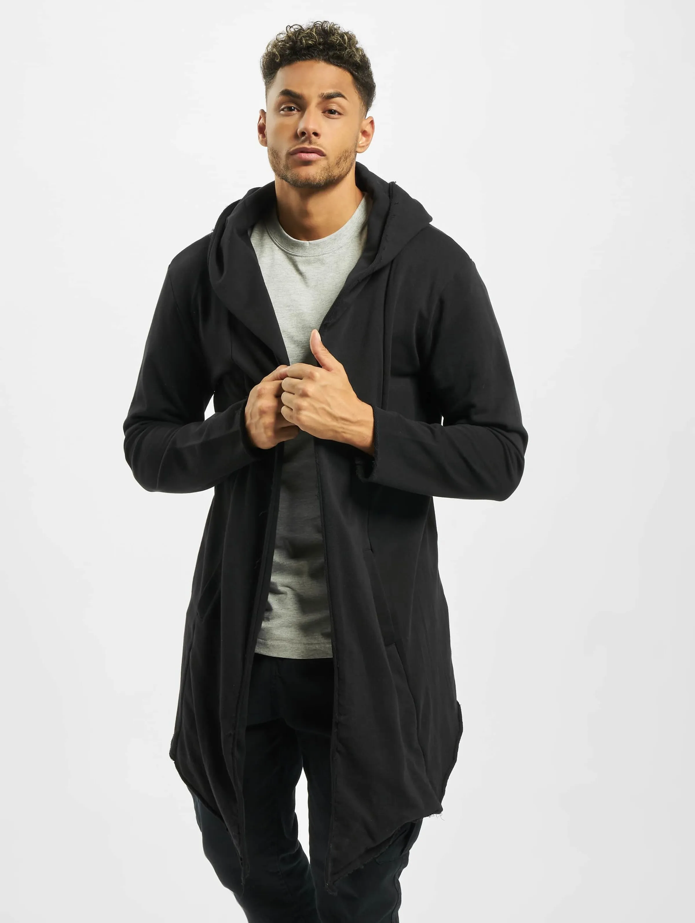 Urban Classics Long Hooded Open Edge
