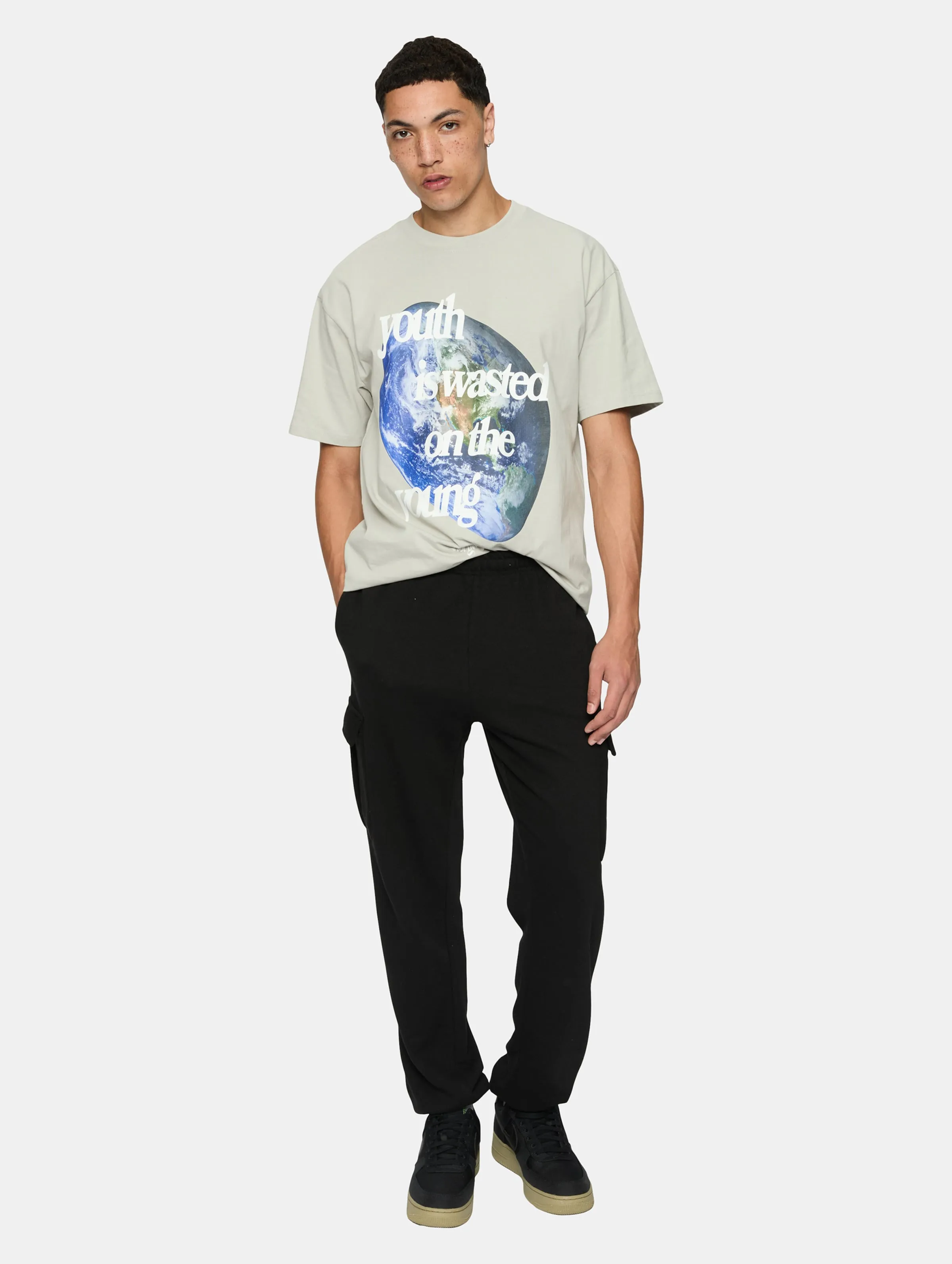 Urban Classics Urban Classics Light Terry Wide Cargo Jogginghosen