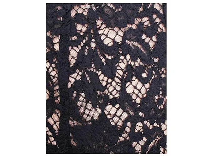 VALENTINO Pantalón de encaje negro 