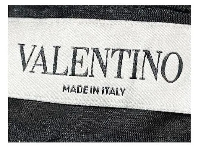 VALENTINO Pantalón de encaje negro 