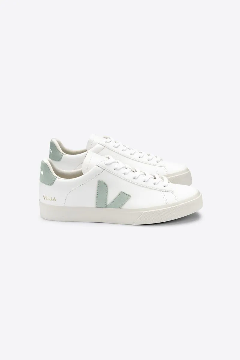 VEJA CAMPO CF EXTRA WHITE NATURAL MATCHA MUJER