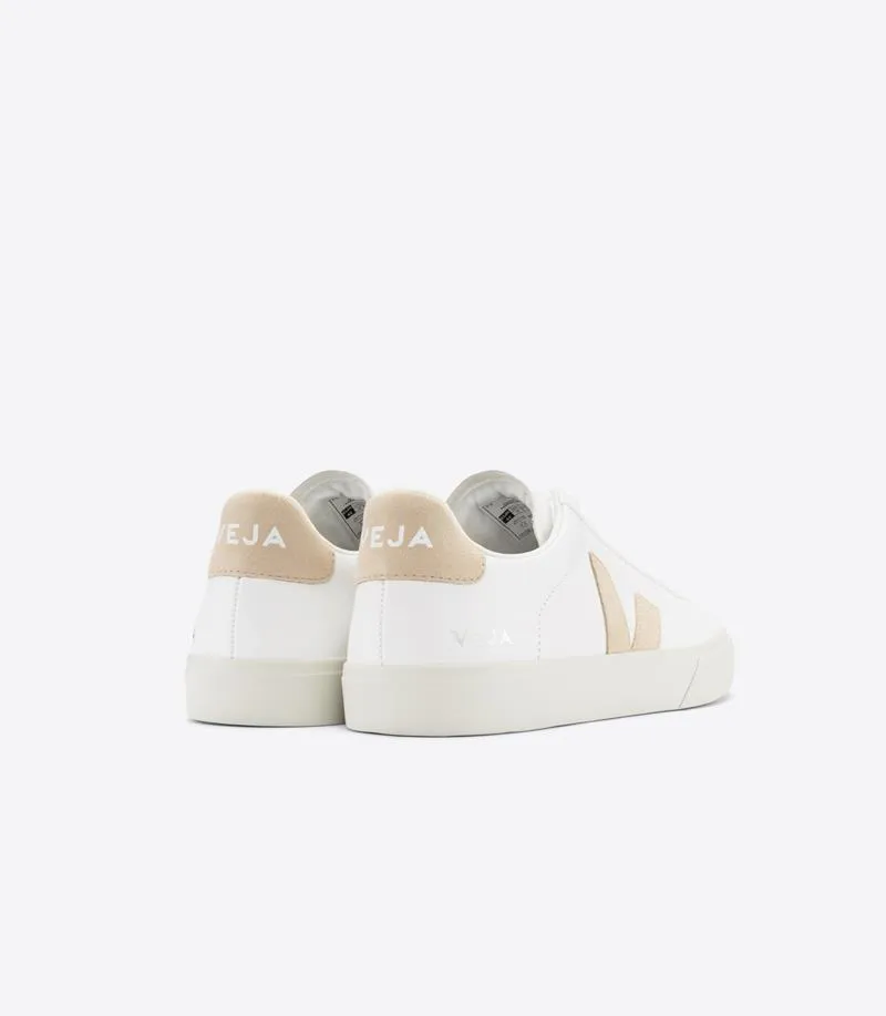VEJA CAMPO CF LEATHER WHITE ALMOND MUJER