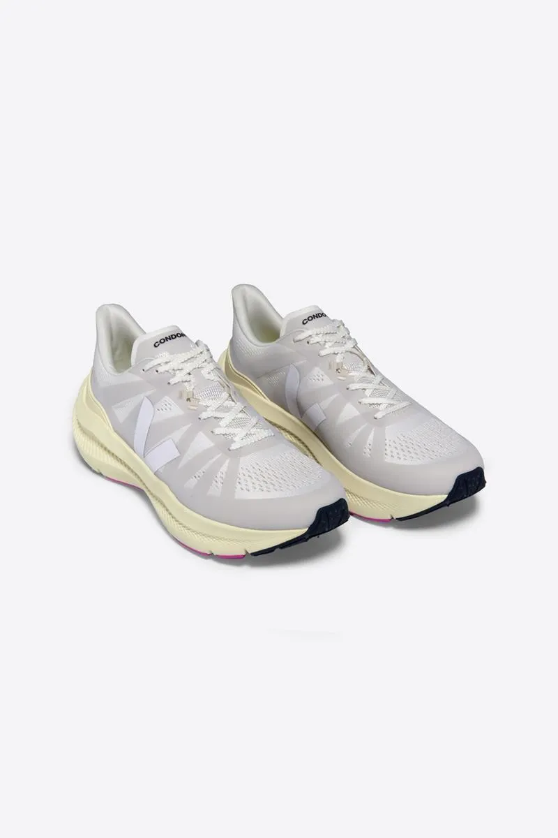 VEJA CONDOR 3 ENGMESH FULL WHITE MUJER