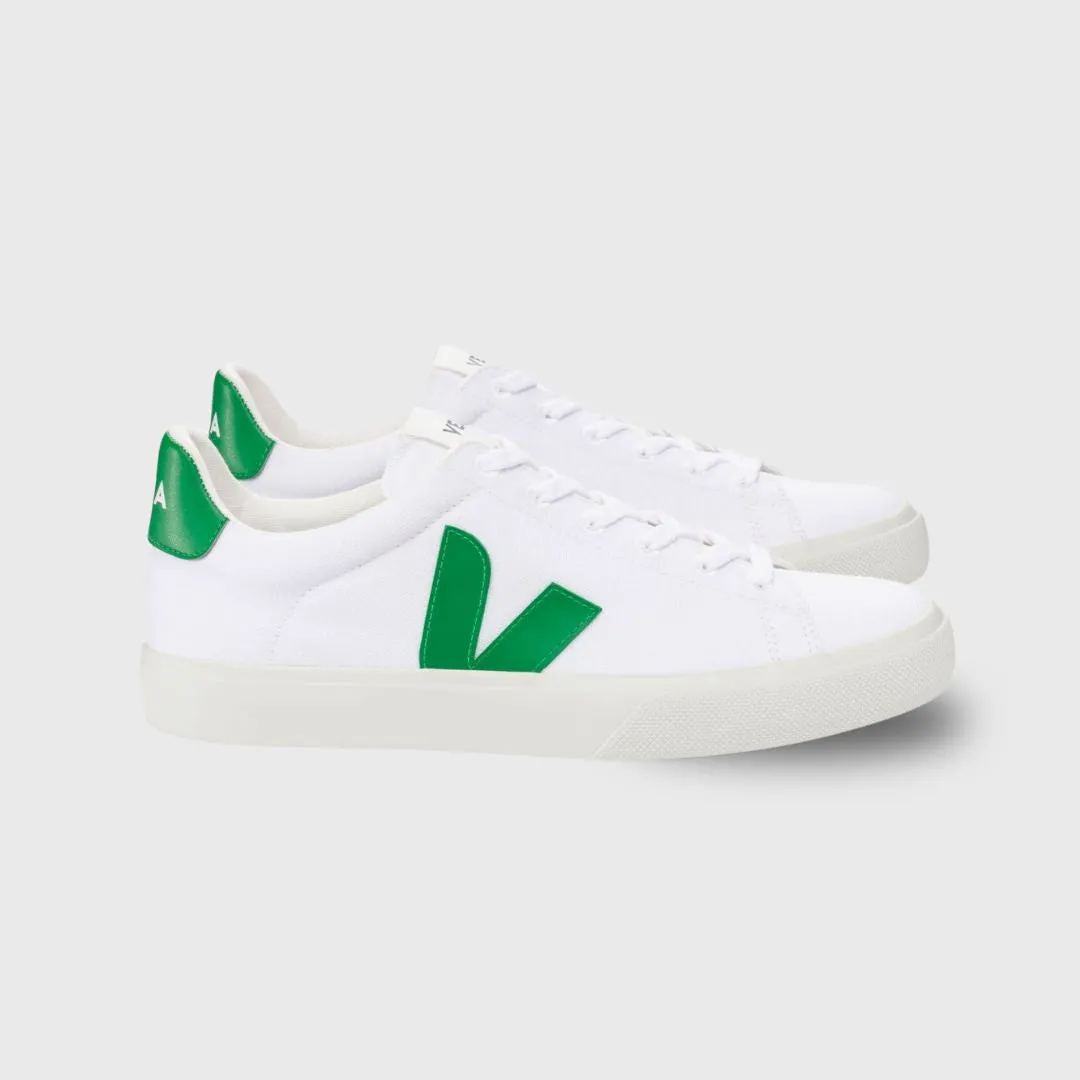 Veja Men's Campo Canvas White Emeraude