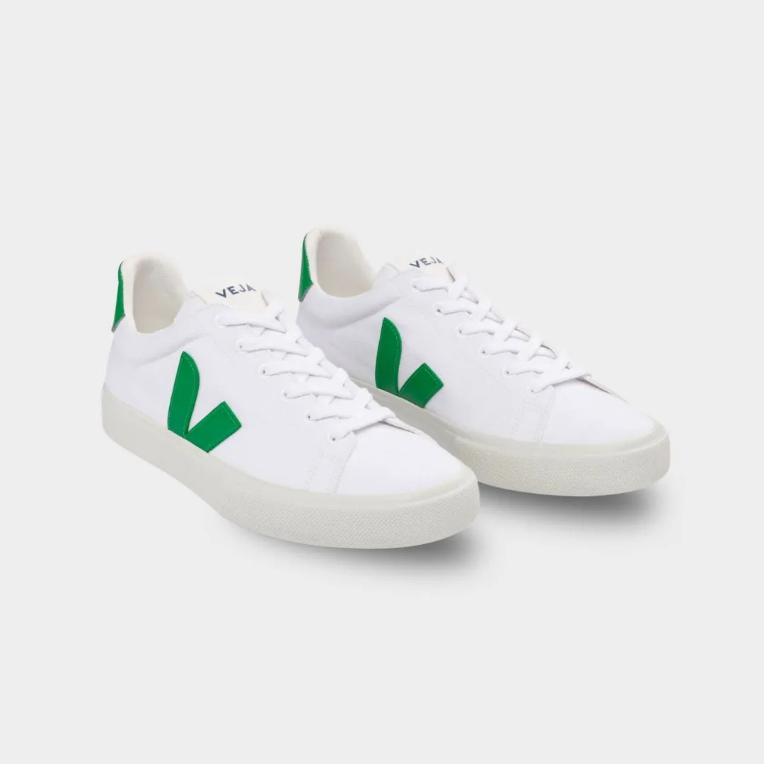 Veja Men's Campo Canvas White Emeraude