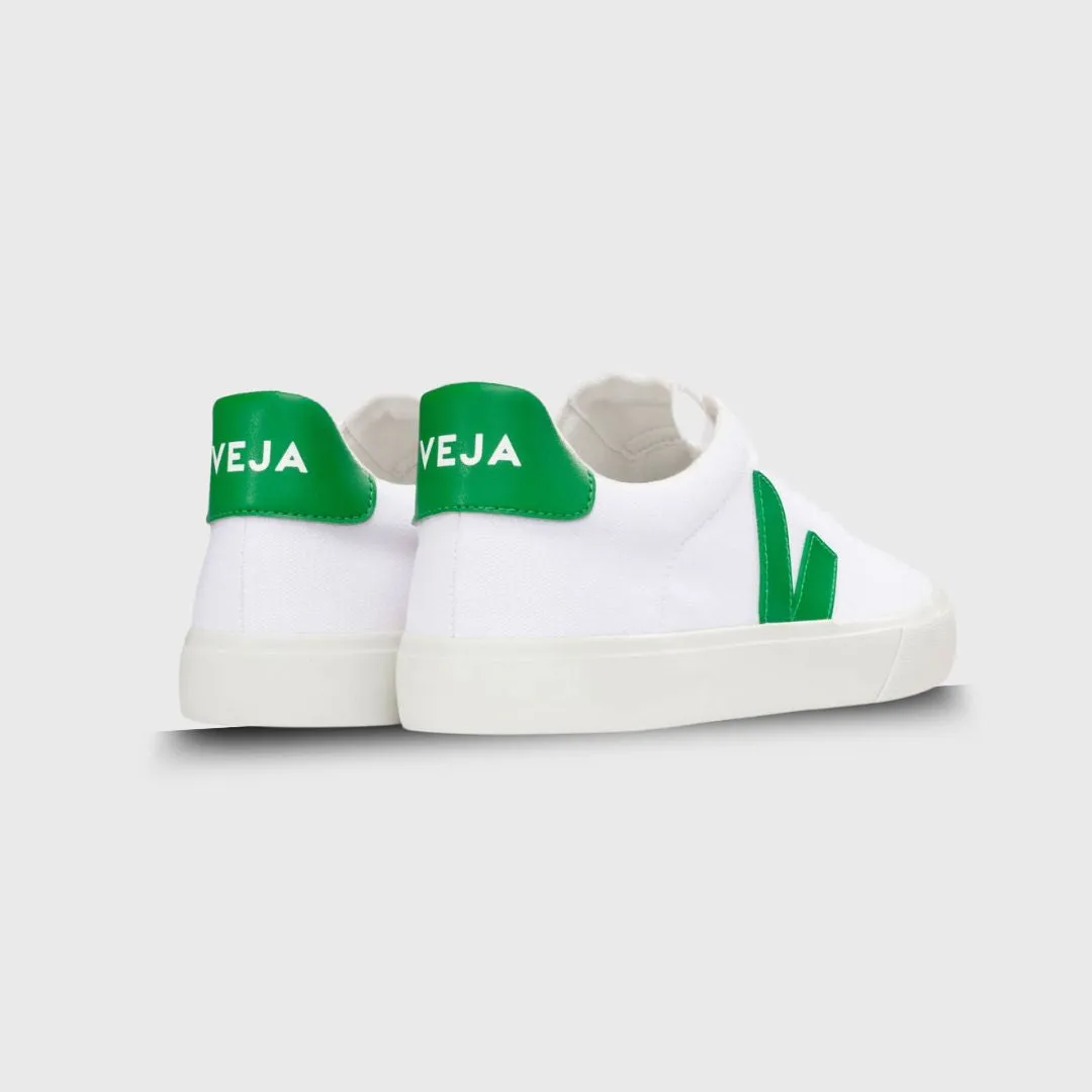 Veja Men's Campo Canvas White Emeraude