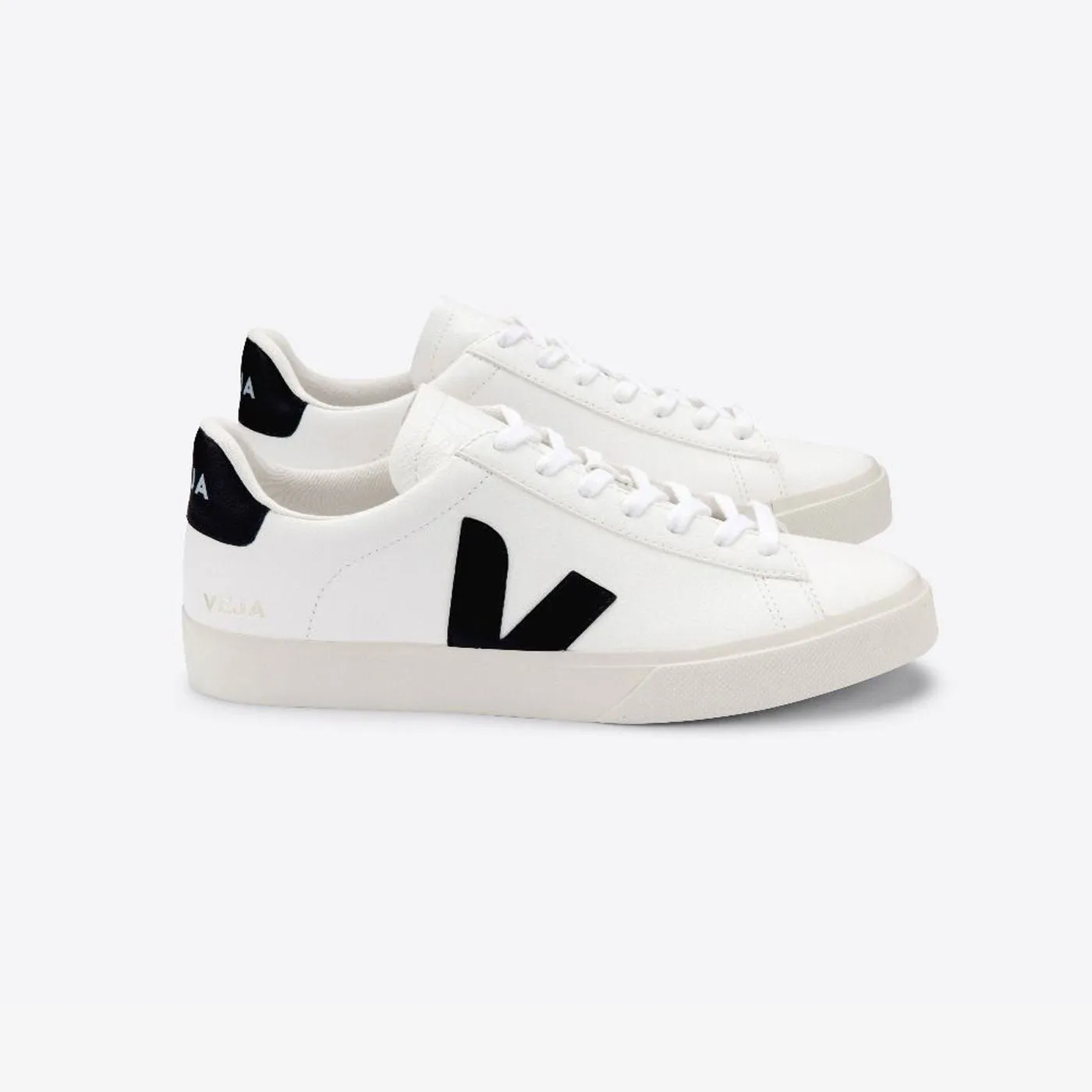 Veja Men's Campo Chromefree Leather Extra White Black
